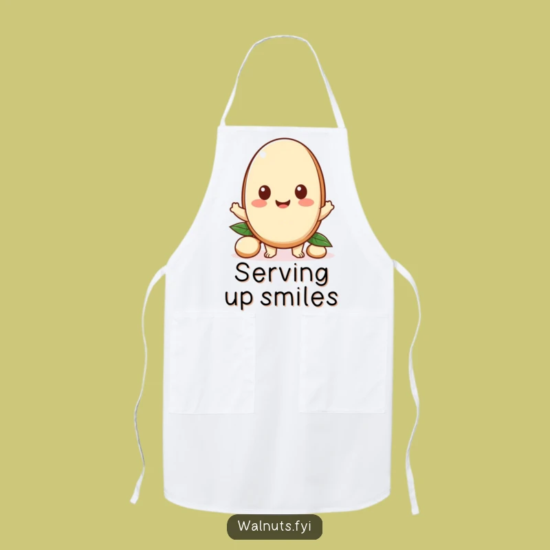 Funny Kawaii Nutty Offering Apron: Share Treats Funny Gift