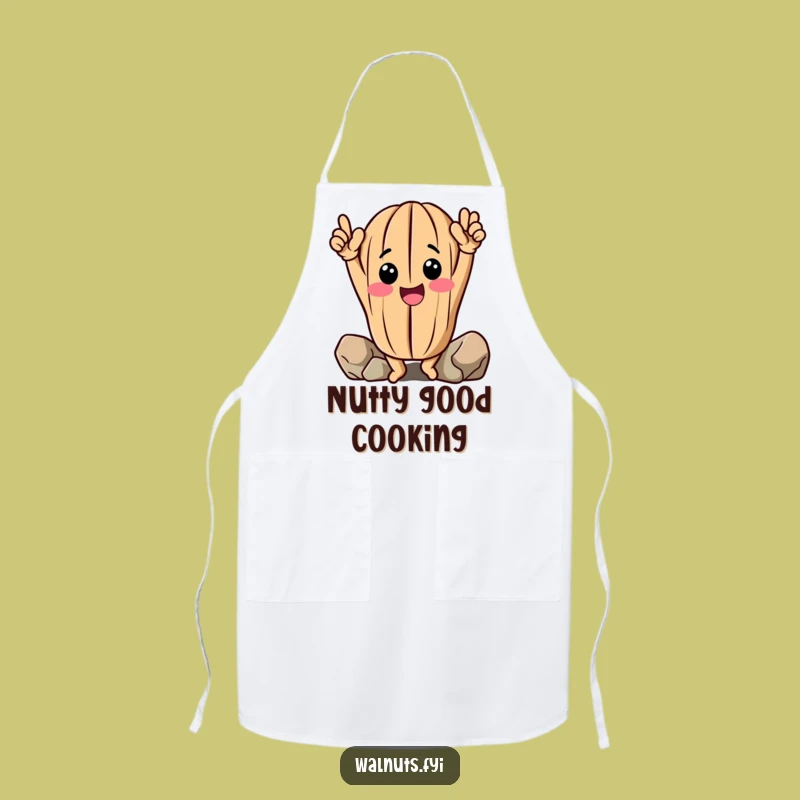Funny Walnut Apron: Climbing Nut Kitchen Wear, Hilarious Gift for Achievers
