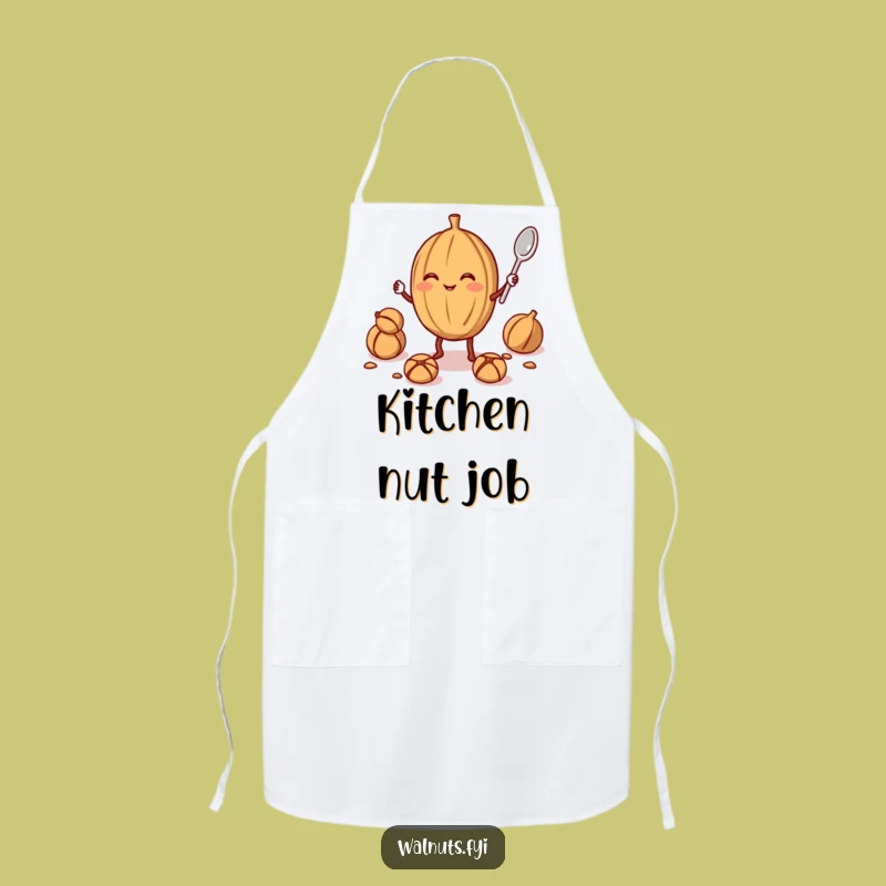 Funny Walnut Juggler Apron: Nutty Chef Skills, Hilarious Kitchen Gift