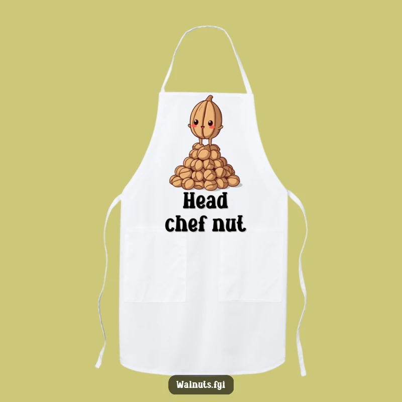 Funny Proud Walnut Apron: Top Chef Nut, Kitchen Dominance, Perfect Funny Gift