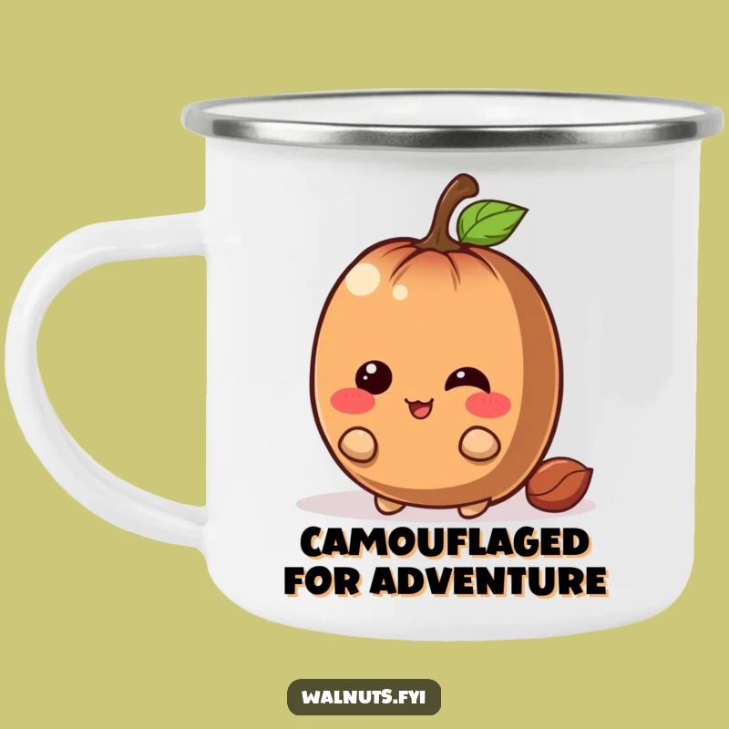 Funny Chestnut Hideaway Camping Mug - Giggles on the Go!