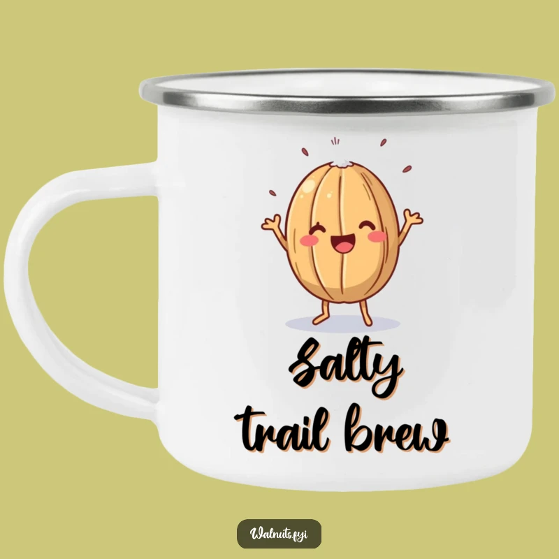 Funny Walnut Jig Camping Mug - Outdoorsy Nutty Dance Gift