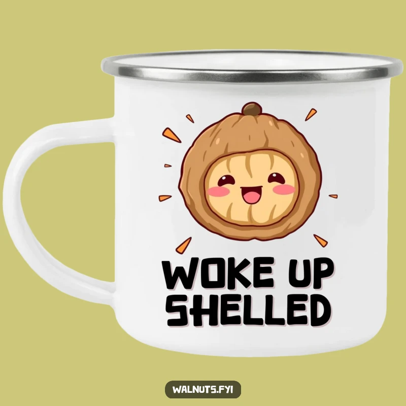 Adventure Funny Kawaii Walnut Surprise Camping Mug - Campfire Laughs Guaranteed