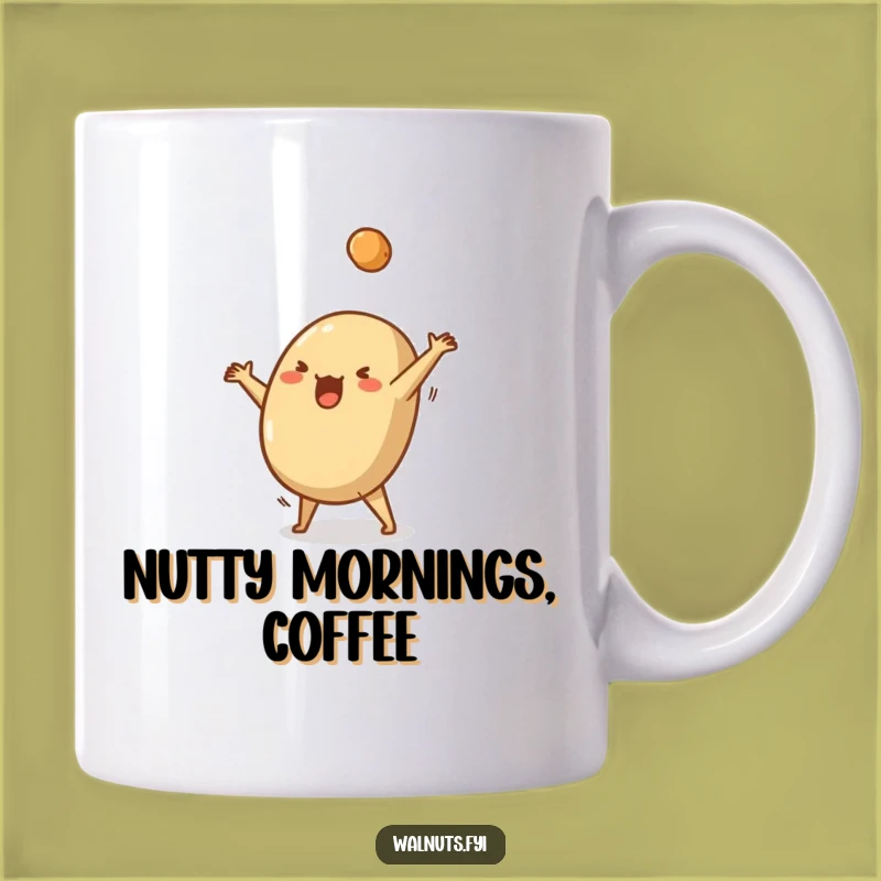 Funny Brazil Nut Cartwheel Mug - Hilarious Nutty & Energetic Gift Idea