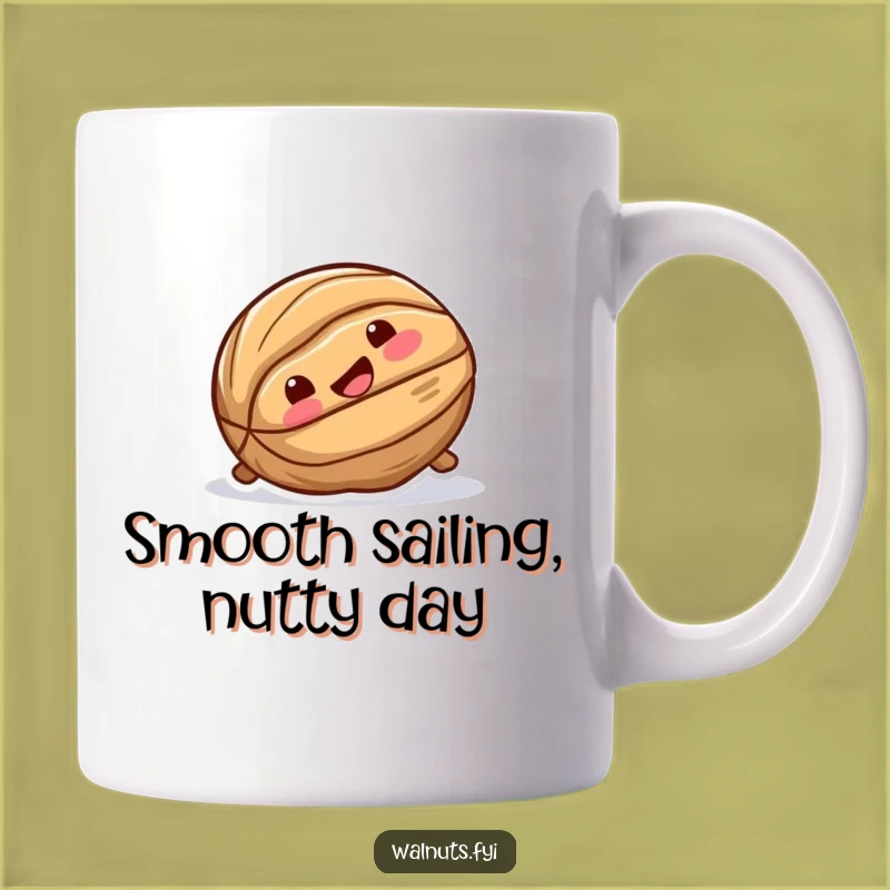 Funny Walnut Slide Mug - Joyful Nutty Fun Gift for All Ages