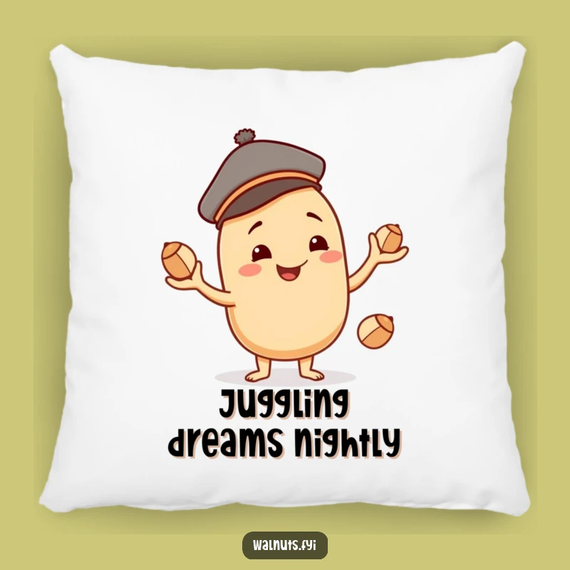 Funny Juggling Cashew Pillow - Cuddle Up with Skillful, Playful Comfort