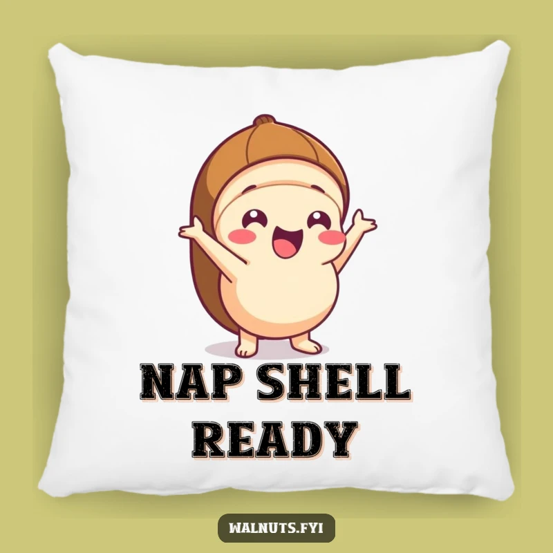 Funny Kawaii Hazelnut Pop Pillow - Snuggle with Excitement