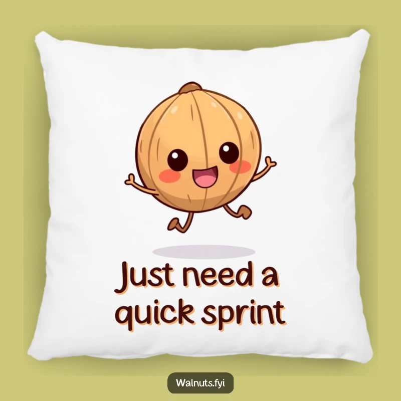 Funny Walnut Character Pillow - Cozy & Hilarious Comfort
