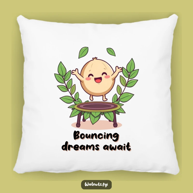 Funny Walnut Trampoline Pillow: Cuddle Up with Playful Comfort
