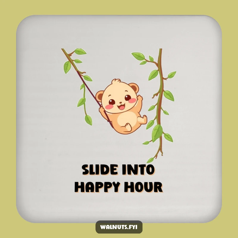 Funny Hazelnut Zipline Coaster, Protect Surfaces with Wobbly Adventure