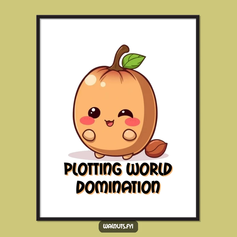 Funny Chestnut Hide Poster - Decorate with Mischievous Humor!