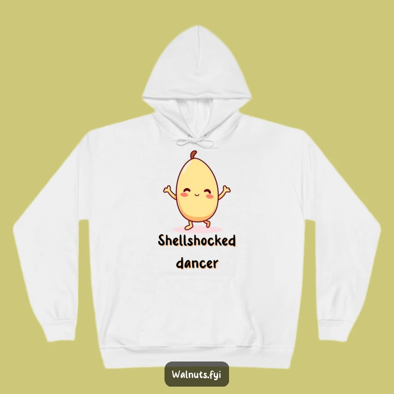 Cozy Funny Kawaii Almond Dance Hoodie - Warm and Whimsical Gift
