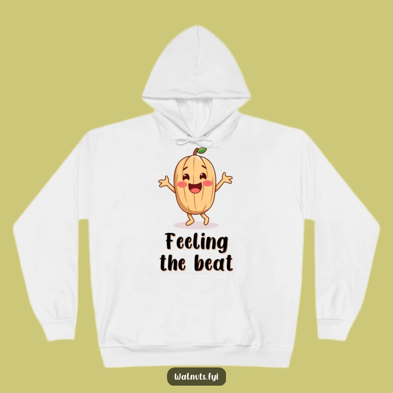 Cozy Happy Dance Walnut Hoodie: Warm Moves, Hilarious Gift for Dancers