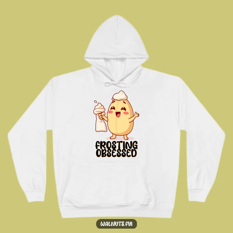 Funny Frosting Macadamia Nut Hoodie - Cozy Baking Lover Gift