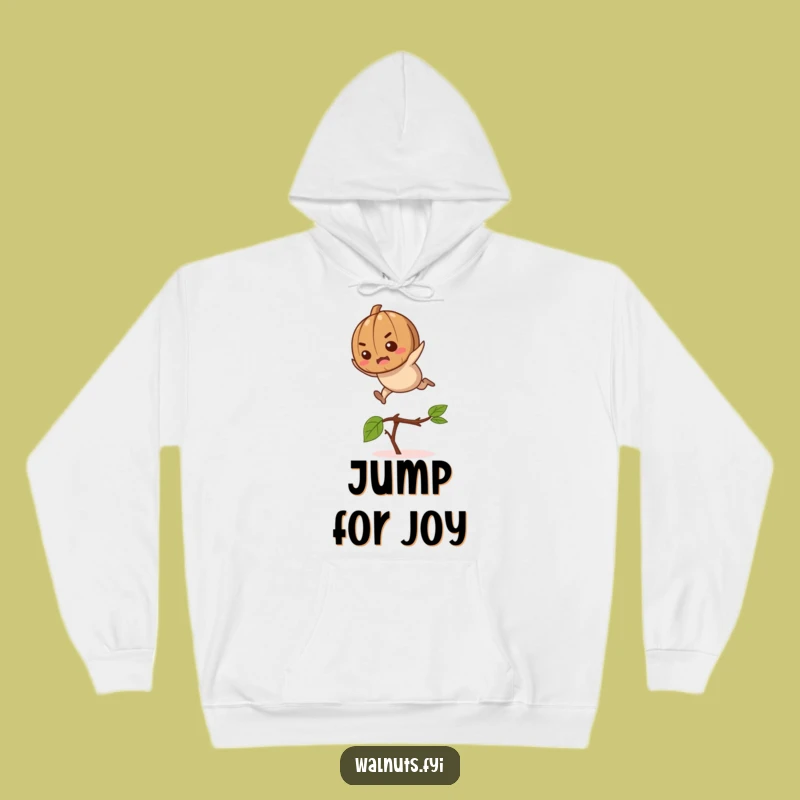 Funny Jumping Walnut Hoodie: Stay Driven and Cozy, Ideal Funny Gift
