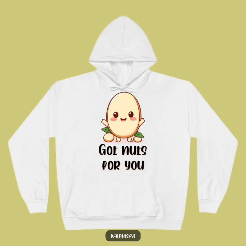 Funny Kawaii Nutty Offering Hoodie: Cozy Sharing Funny Gift