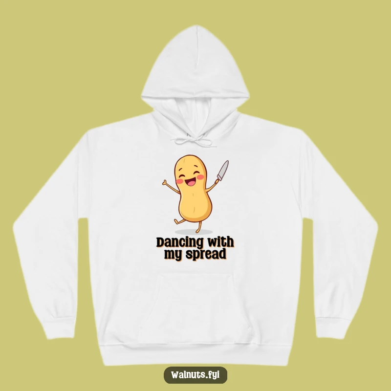 Funny Peanut Dancer Hoodie: Cozy Up with This Joyful Nutty Apparel, a Perfect Funny Gift