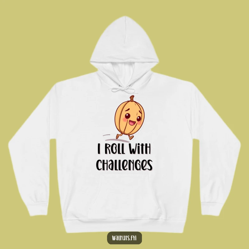 Funny Rolling Walnut Hoodie - Cozy & Determined Gift