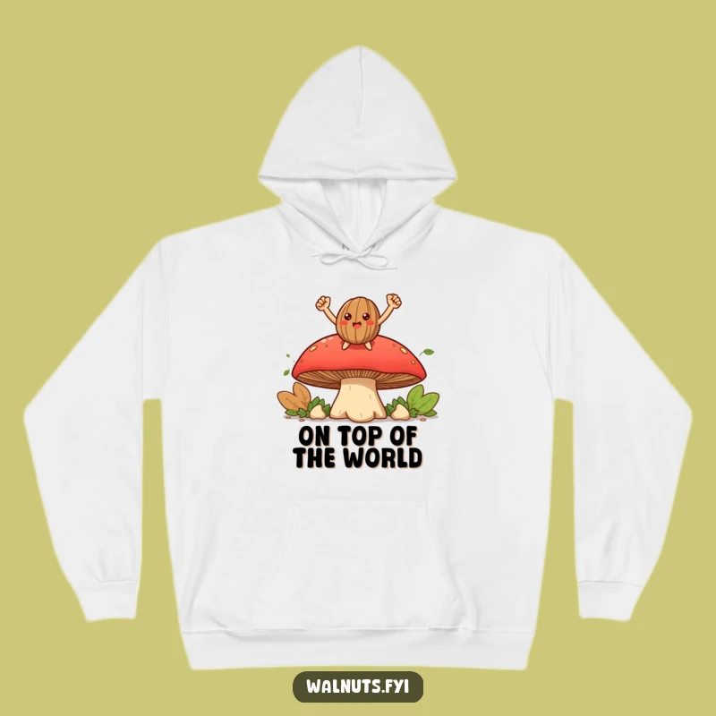 Funny Triumphant Walnut Hoodie: Cozy Up in Victory, Ideal Funny Gift