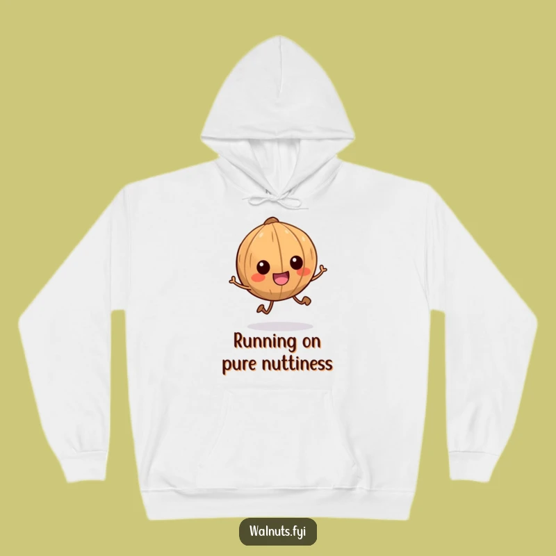 Funny Scampering Walnut Hoodie - Cozy & Hilarious Winter Gift