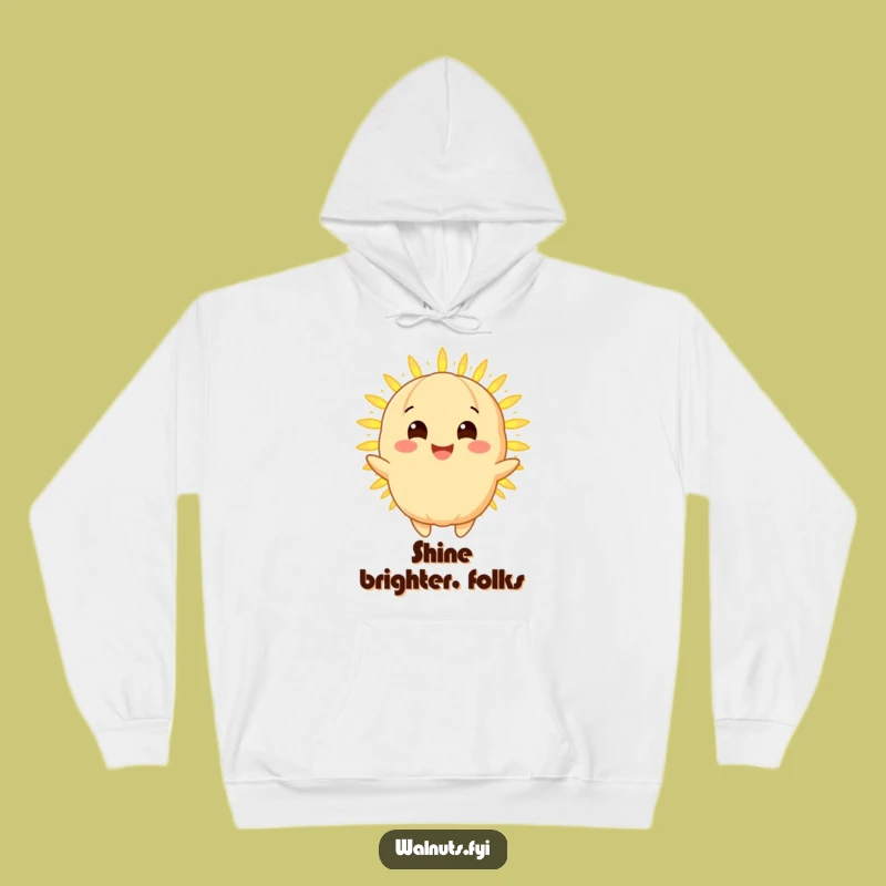 Funny Radiant Macadamia Nut Hoodie - Stay Warm and Glow!