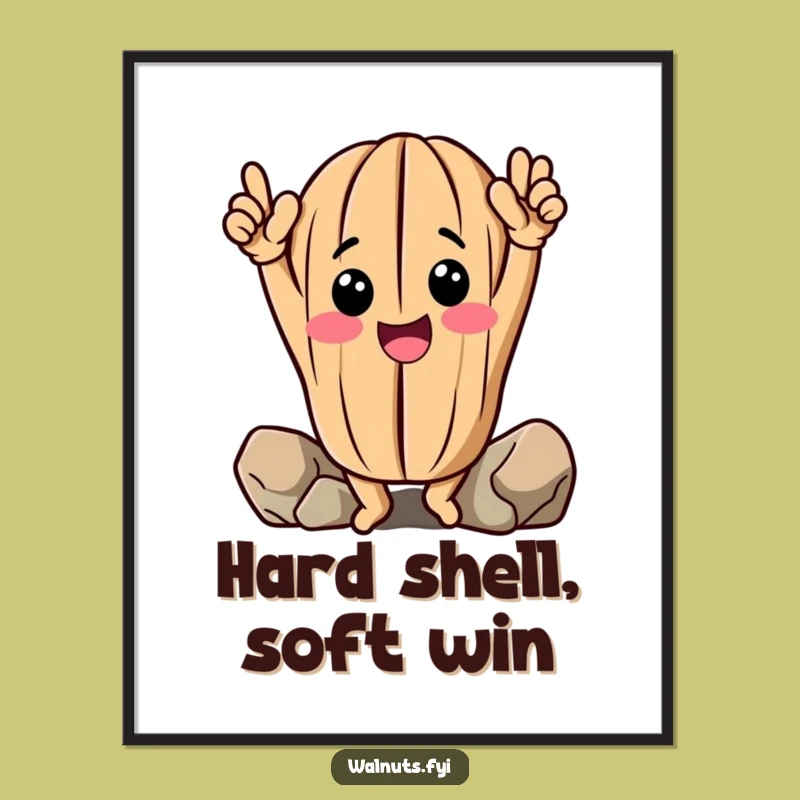 Free Printable Walnut Climber Wall Art - Funny Downloadable Decor for Victorious Spaces