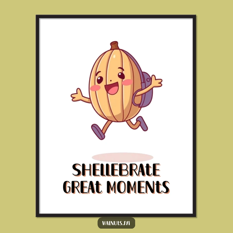 Free Printable Walnut Jumper Wall Art - Funny Downloadable Decor for Energetic Spaces