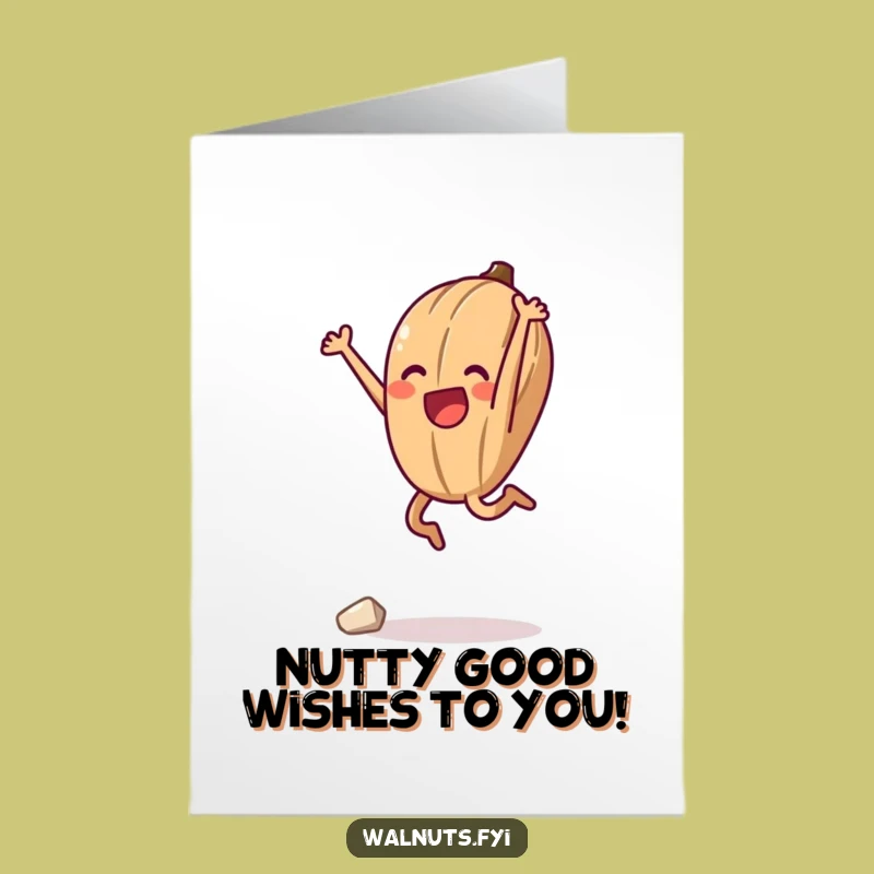 Funny Free Printable Birthday Card: Climbing Walnut - Hilarious Downloadable Gift!