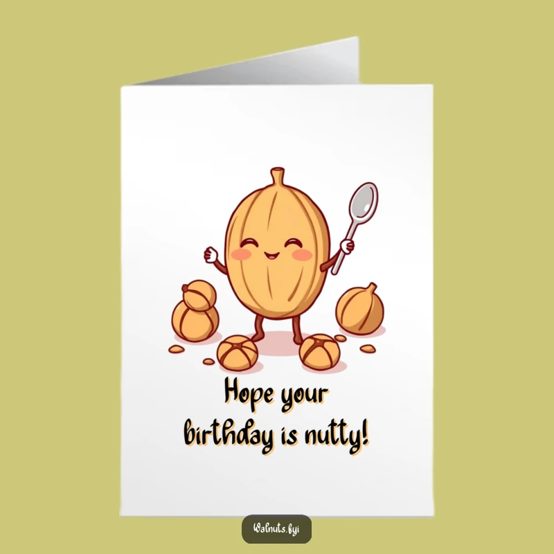 Free Printable Funny Walnut Juggler Birthday Card: Nutty Fun for You! - DIY