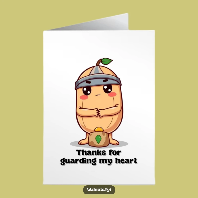 Free Printable Brazil Nut Thank You Card: Guarding Gratitude Downloadable