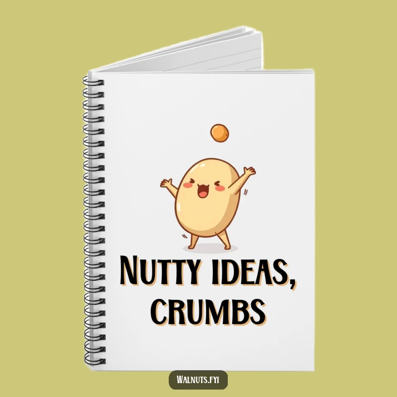 Funny Brazil Nut Cartwheel Notebook - Hilarious Journal for Nutty Ideas Gift