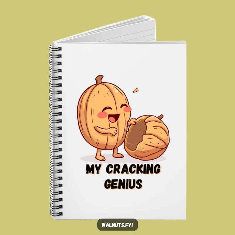 Funny Walnut Cracking Notebook: Capture Ideas with Enthusiastic Flair