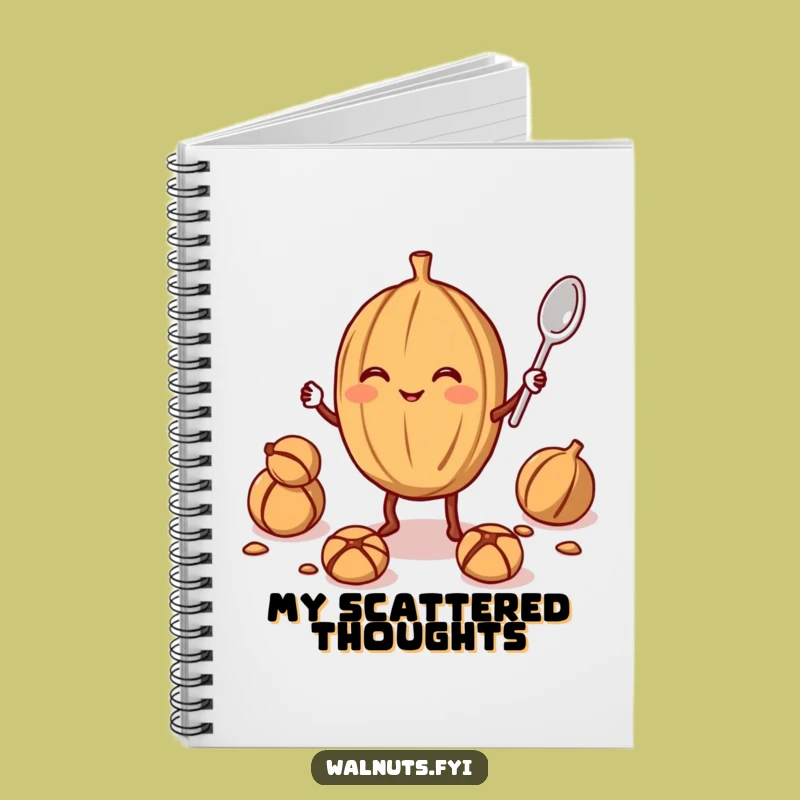 Funny Walnut Juggler Notebook: Nutty Idea Jotter, Hilarious Gift