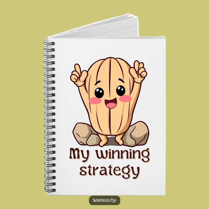 Funny Walnut Notebook: Climbing Nut Journal, Hilarious Gift for Goal Achievers