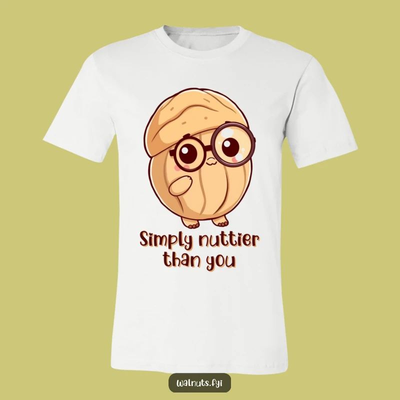 Funny Posh Walnut T-Shirt: Wear Your Sophistication with this Cute Graphic Tee Gift