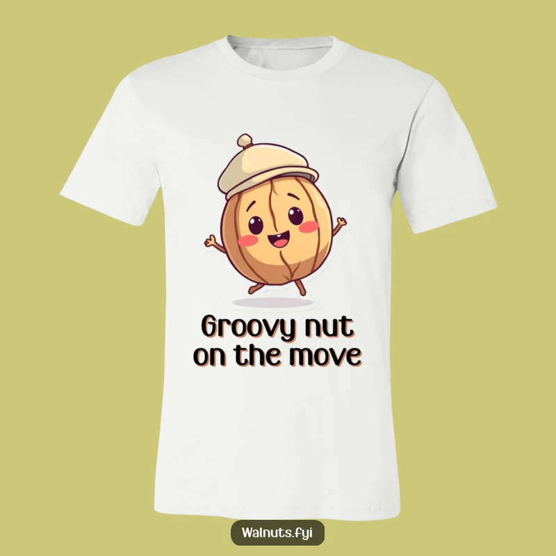 Funny Walnut Dancer T-Shirt: Spin with Style, Hilarious Nutty Gift