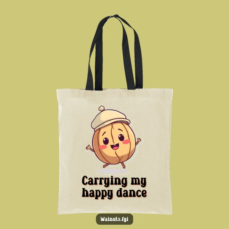 Funny Walnut Dancer Tote Bag: Carry Your Moves, Great Gift Bag