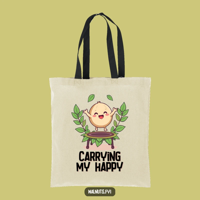 Funny Walnut Trampoline Tote: Carry Your Fun Wherever You Go