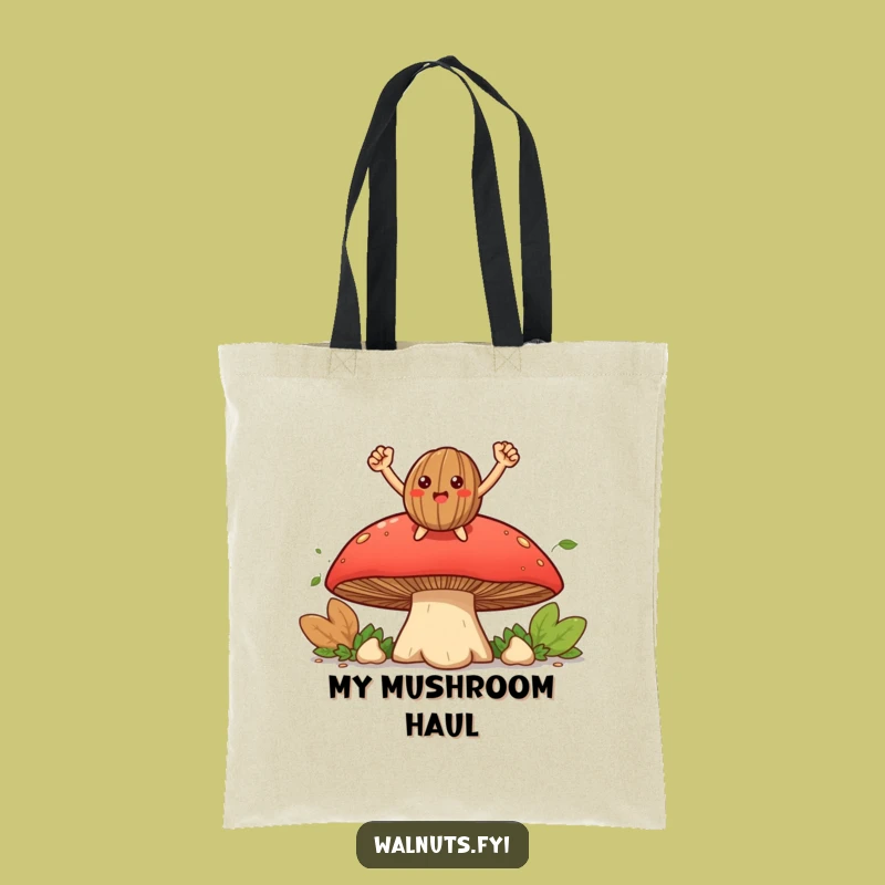 Funny Triumphant Walnut Tote Bag: Carry Your Success, Excellent Funny Gift